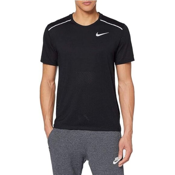 Nike Men's Breathe Rise 365 Short Sleeve Tee - S - Picture 1 of 7